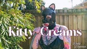 Rubber Latex Fishnet Kitty Pussy Play