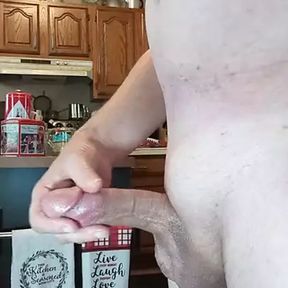 Playing with my old cock