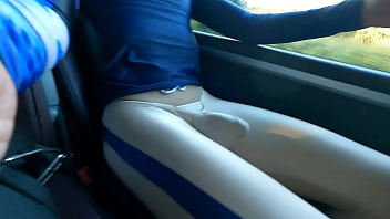 Young athlete loves showing his cock on public transport and cumming on the bus