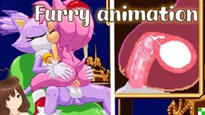 Amy And Blaze From Sonic Fuck Each Other Until They Creampie Her Womb (furry Animation) - Jazziuu