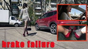 Irina tights 15 den Jimmy Choo drive revving brake failure Cherrty Tiggo 4 1080 full video 17 min