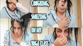 Coughing invading my yoga class