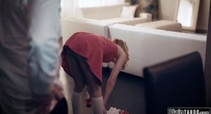Coed fucks her teacher for better grade