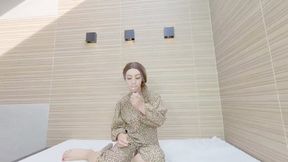 The powerful Asian princess farting inside her new slutty whore - by Ana Ayumi - CLIP 1