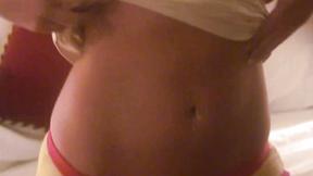 ”Sensitive moments with blonde sexy beautiful babe”