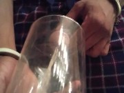 Glass Cylinder Piss Part 1