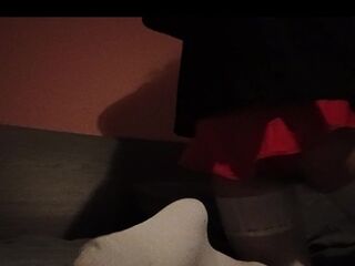 Have a fun an italian "passivella" who takes 2 ass-plug in butt