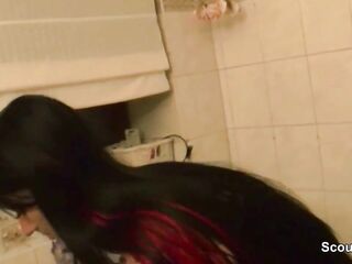 stepsis Caught Step-Bro With her Thong and Help With Fuck