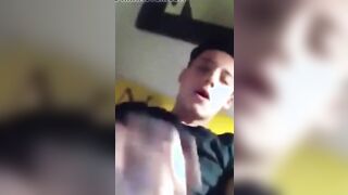 Cumming Hard After School - Twink Amateur Masturbates