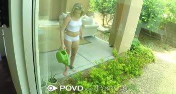 Summer's Hot Blonde BFF Tiffany Dawson Craves a Big Cock POV Fuck