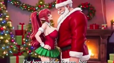 Animated Hentai Christmas Sex With Big Tits Stepmom Gives Big Ass Creampie Gift
