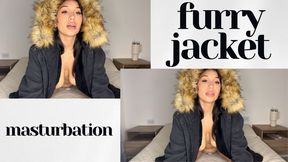 furry jacket masturbation