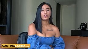 'Latina Big Boobs Filled by White Man's Dick&#x1F346; in Doggy Style Post-Cast'