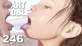 Naughty babe drools all over &bull_ HEART PROBLEMS #246