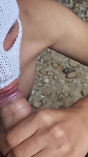 A Young Fucker in an Abandoned Factory Met His Stepdaddy and Fucked His Holes Hard Until He Came