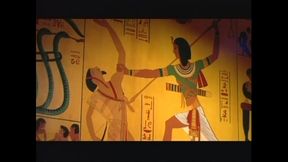 Fantastic Busty Cleopatra Fucked and Cummed in Mouth in the Pyramids