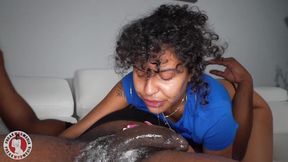 Curly Hair Freak Alix Avery Sloppy Blowjob