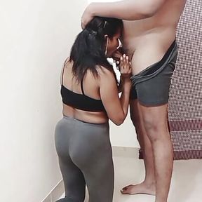 Tamil mallu girl gives blowjob. Use headsets. Fucked by tamil boy