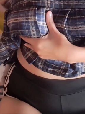Colombian Woman Touches Her Vagina