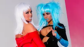 Katerina Kay, Veronica Rodriguez, Ike Deizel & Jessy Jones in Bubble Gum Chicks, Scene 3