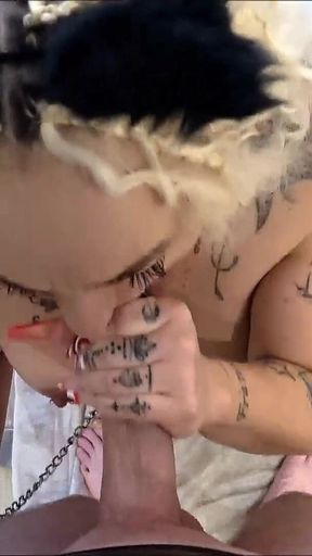 Blonde Sex and BDSM Slave Used as a Sperm Tank