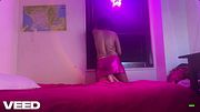 BEST I R L Solo Female At The Window In The Bedroom Reality Cosplay Hot Pink Club Dress