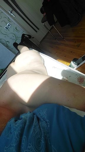 Pretty Blonde Natural Body of Cute Sissy White Femboy Feminine Shaped Body