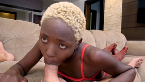 Shy African girl with ebony big ass Hibo experienced hardcore pussy fucking