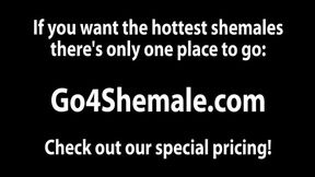 TS Namtan anal toyed while jerking off until she cum