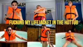 Fucking My Lifejacket In The Hottub