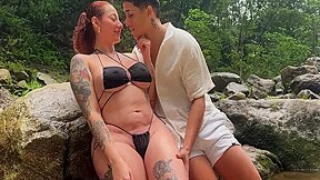 Outdoor Fucking With A Horny Big Ass Redhead - Milan Rodriguez & Devil Khloee 17 Min