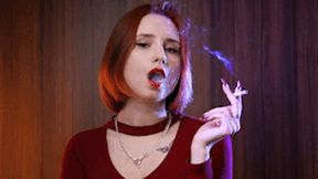 Kristen Smoking