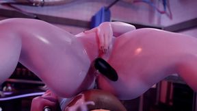 Tristana Stomach Bulged All the Way Through by Futa Dragon Lady