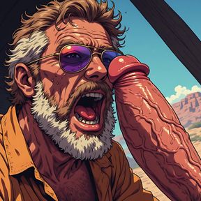 Hunks Sucking in Aviators Art