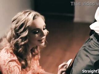 Fresh temp Tiffany Watson is convince that having sex with her boss is the almost any awesome career move.The golden-haired deepthroats his wang and screws him on his desk