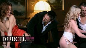 ”Groupsex with two big boobed Stepmommies”