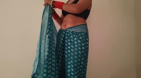 The desi poor girl was working alone on her farm when the stepbrother seduced her and started fucking her