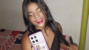 Beautiful Latina sends pussy photos to her BF and he comes to fuck her