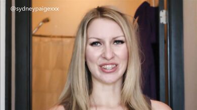 Sydney Paige lets you cum all over her braces