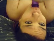 Teaser of "dildo boobjob fetish + masturbation"