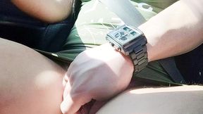 mulher casada chama amante para usar a bucetinha no carro