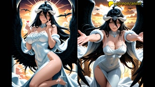 Albedo from Overlord craves a passionate nightly adventure