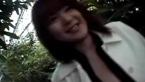 Naughty Saki Amamiya Gives Wild Outdoor Blowjob - Steamy Asian Action