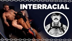 INTERRACIAL GAY - SNEACKER FETISH - SMELL FETISH - SMOKING - CUMSHOTS - TATTOO - TATTOED MAN