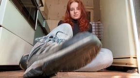 Wrecked sneakers smelling!