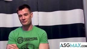 ACTIVE DUTY - Stud James Drake Strips Down and Jerks His Big Dick for the Camera