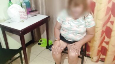 The stepmother summons him to a hotel to ask him for an urgent favor.