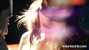 peach lollypop, amber slassh and their submissive puppy in a bdsm threesome