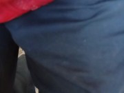 Big Mexican cock throbbing during hangout in Griffith Park