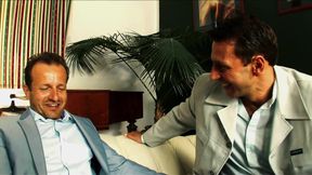 Secretary Colette Gets Double Penetrated and Creampied During Office Threesome